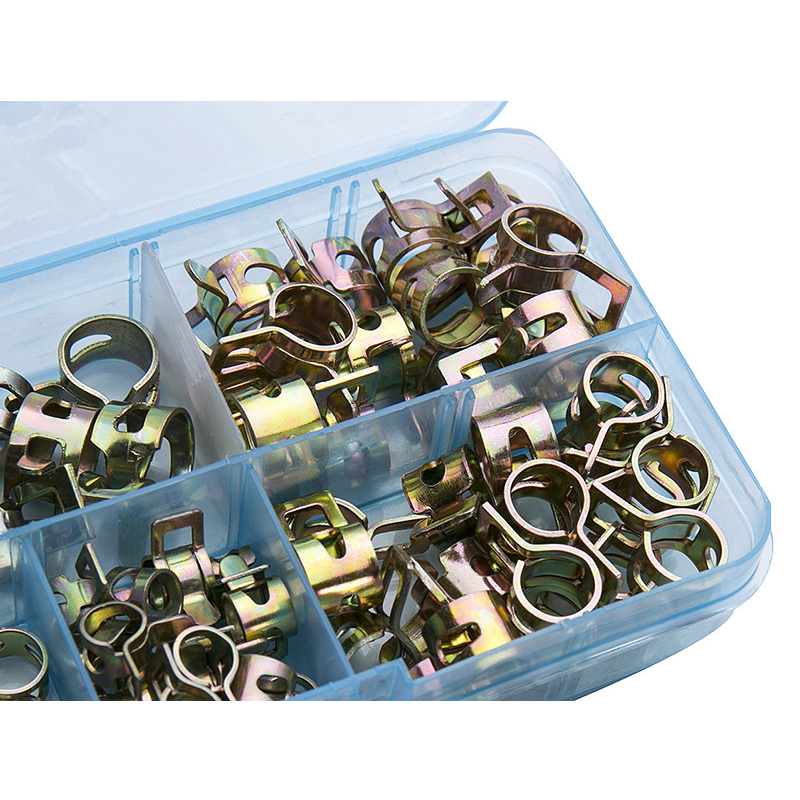 Hose Clamp Assorted - 75 sztuk/zestaw 6-10mm wiosna paliwa oleju
