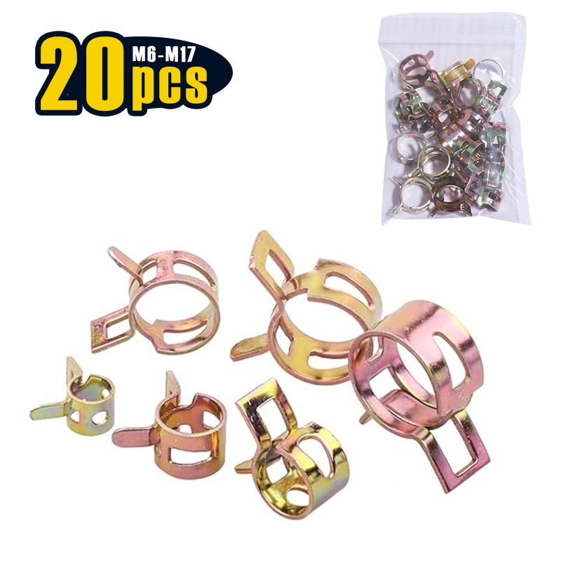 Hose Clamp Assorted - Zestaw 20 szt. opasek zaciskowych sprężynowych