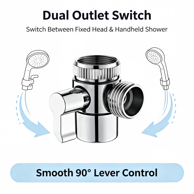 Toilet Flush Valve - Adapter do kranu M22 M24, rozdzielacz