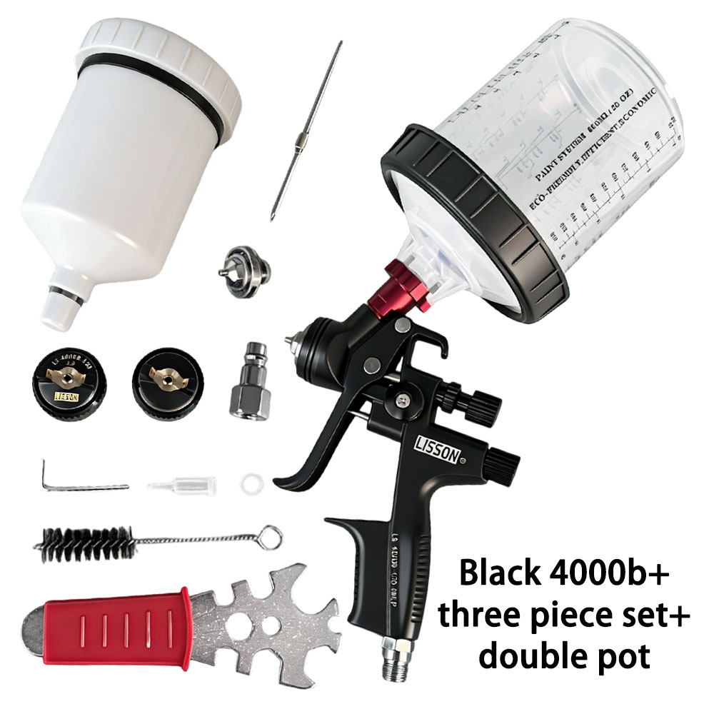 Spray Paint Primer - Pistolet lakierniczy HVLP z adapterem i