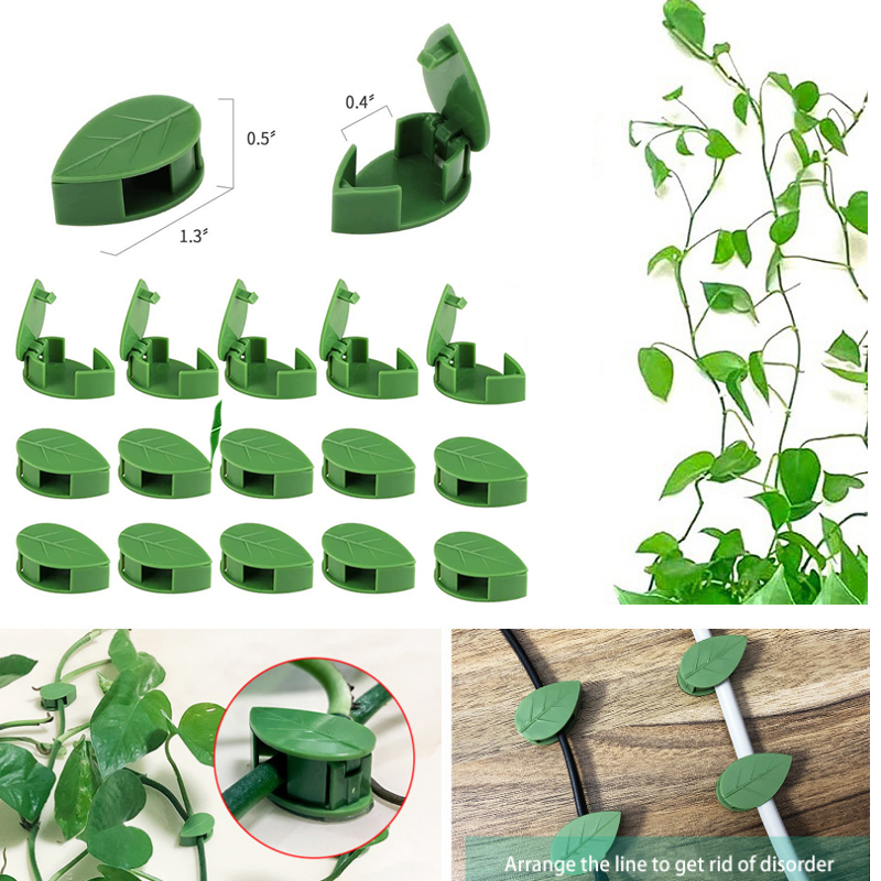 Wall Anchor Plastic - Niewidoczna roślina wspinaczkowa Mocowanie ścienne Rattanowy