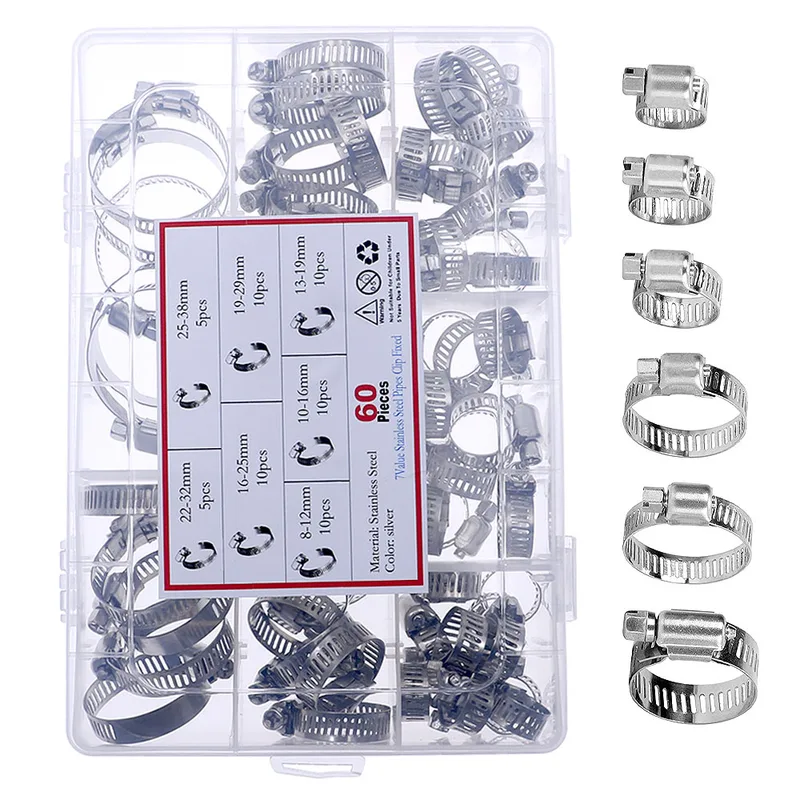 Zestaw 60 szt. zacisków do prz – Hose Clamp Assorted recenzja i cena