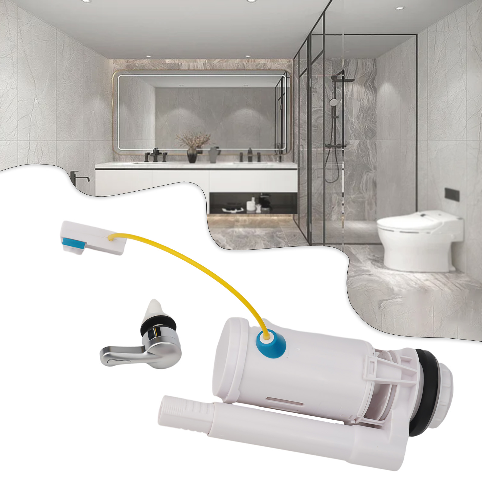 Zawór dwufunkcyjny do spłukiwa – Toilet Flush Valve recenzja i cena