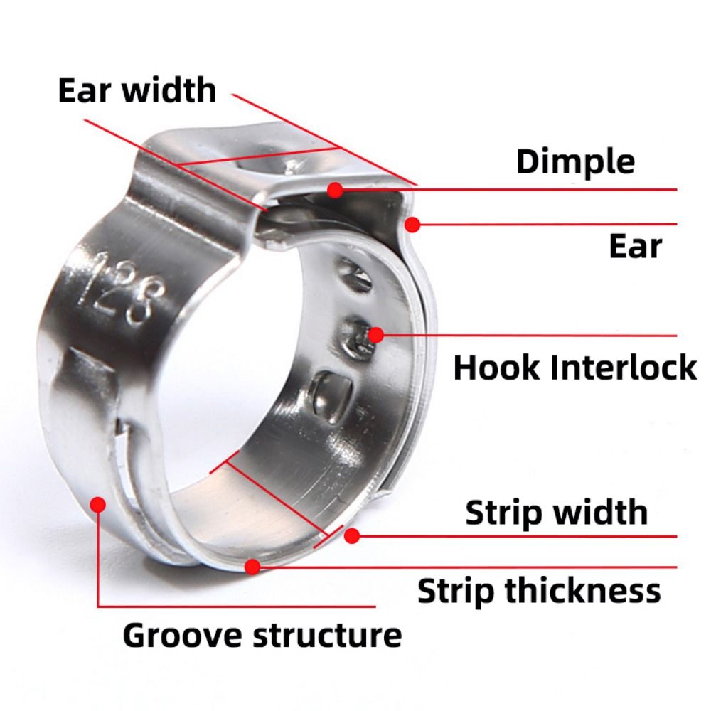 10 szt. 5,3-31 mm Zacisk do wę – Hose Clamp Assorted recenzja i cena