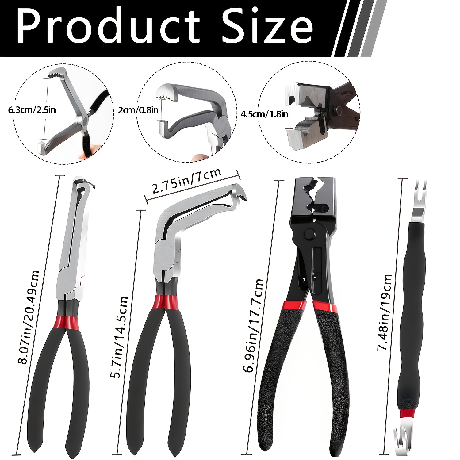 Zestaw 5 szt. szczypiec do roz – Hose Clamp Assorted recenzja i cena