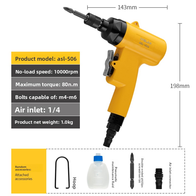 Niemiecki pneumatyczny wkrętak – Home Improvement Tools recenzja i cena